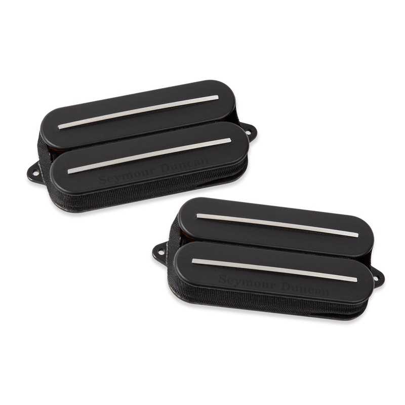 Seymour Duncan RAIL Guitar Humbucker Pickup Set (Black)