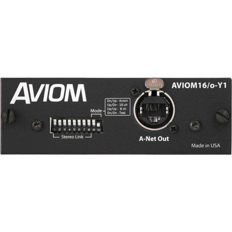 Aviom AVIOM16/O-Y1 16-Channel A-Net  Card For Yamaha MY Series Consoles