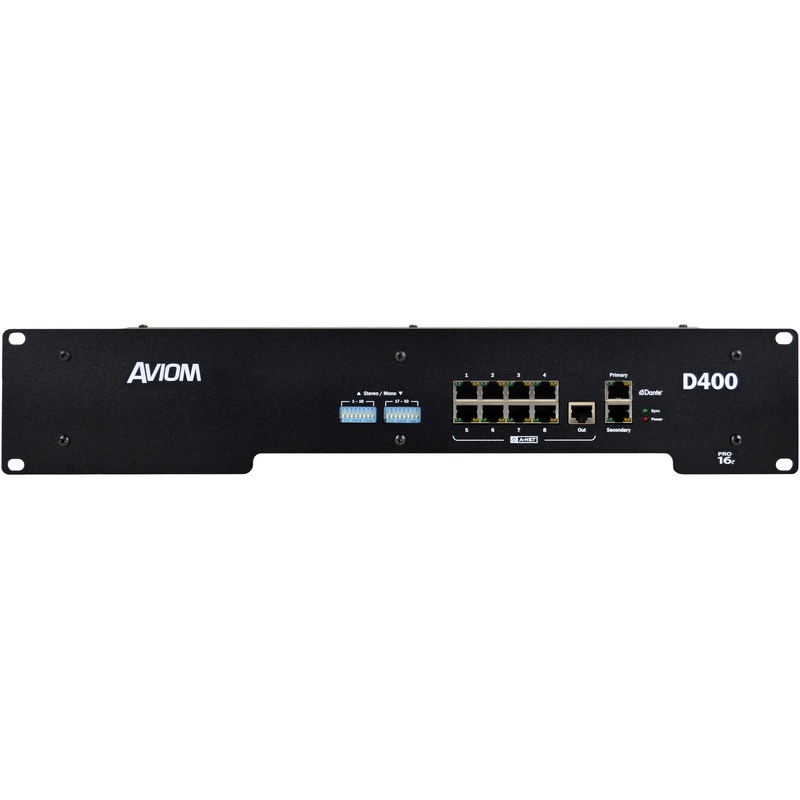 Aviom D400 A-Net  Distributor With A-Net input