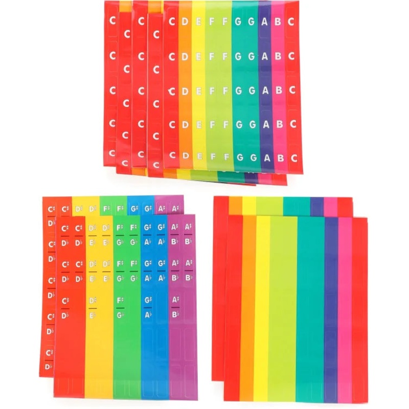 Boomwhackers CNS1 Chroma-Notes Stick-Ons