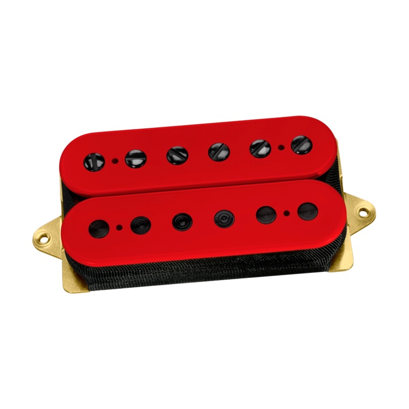 DiMarzio DP192 Air Zone Humbucker Bridge Pickup (Red With Black Poles)