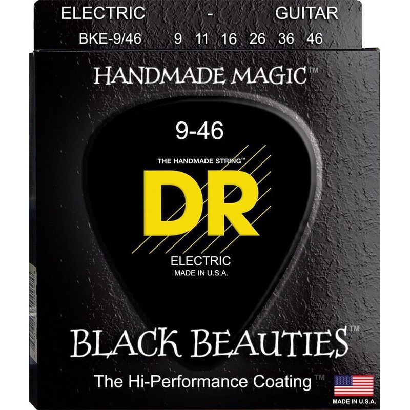 DR Handmade Strings BKE-9/46 Electric Guitar Strings Lite-Heavy –  9-46