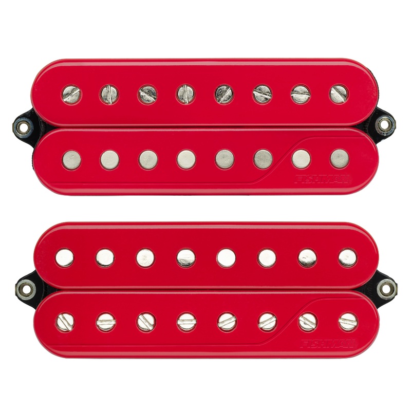 Fishman FLUENCE Open Core Classic Humbucker 8 Strings (Red) – Set Of 2