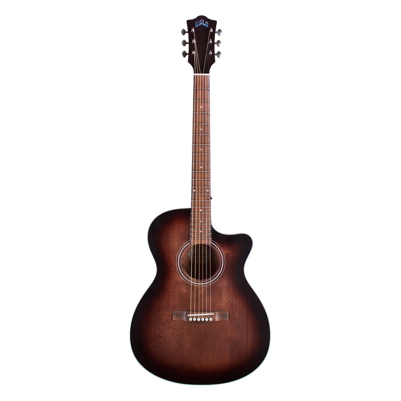 Guild OM-240CE Archback Acoustic Guitar (Antique Charcoal Burst) LIMITED QUANTITY