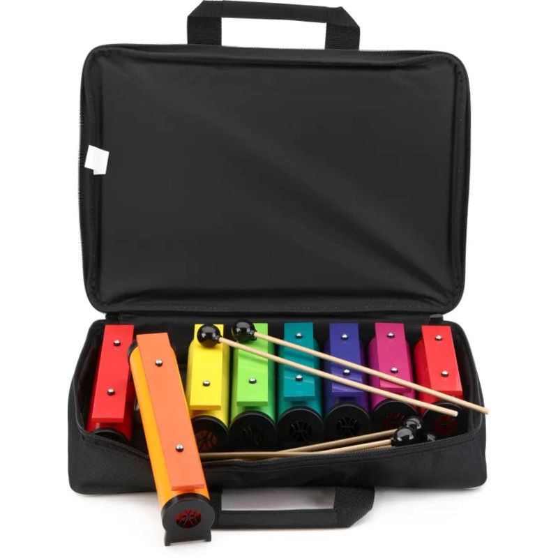 Rhythm Band CN2125 Chroma-Notes Diatonic Resonator Bell 8 Notes Set – C Major