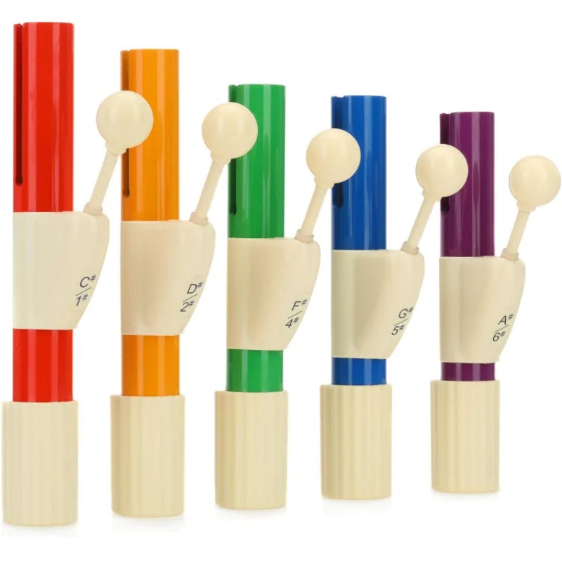 Rhythm Band CNC5 Chroma-Notes 5-note Chromatic Hand Chimes Add-on