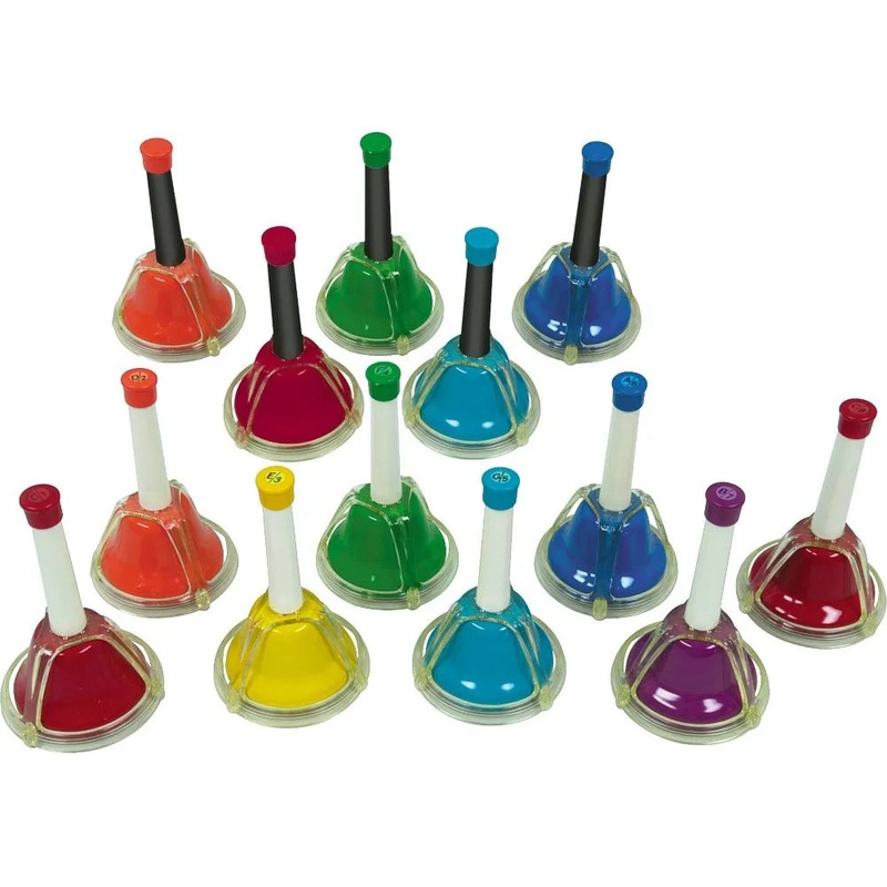 Rhythm Band RB117 KIDSPLAY 13-Note Combination Hand/Deskbell Set