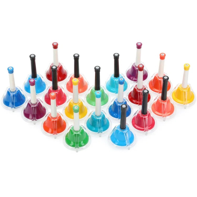 Rhythm Band RB117EX KidsPlay 20 Note Combined Hand/Desk Bell Set