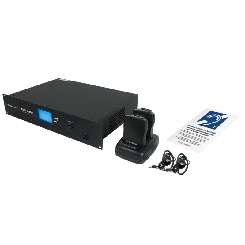 Williams AV DL210 SYS 1 2.0 D Large Area Dual Channel Hearing Loop Dante System