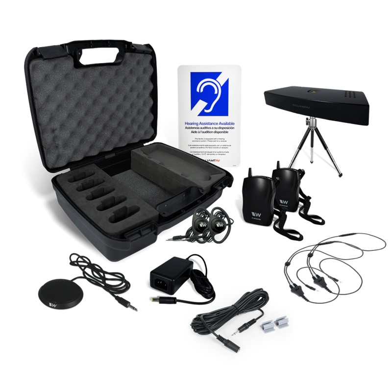 Williams AV IR SYS31 SoundPlus T3 Portable Infrared Courtroom System