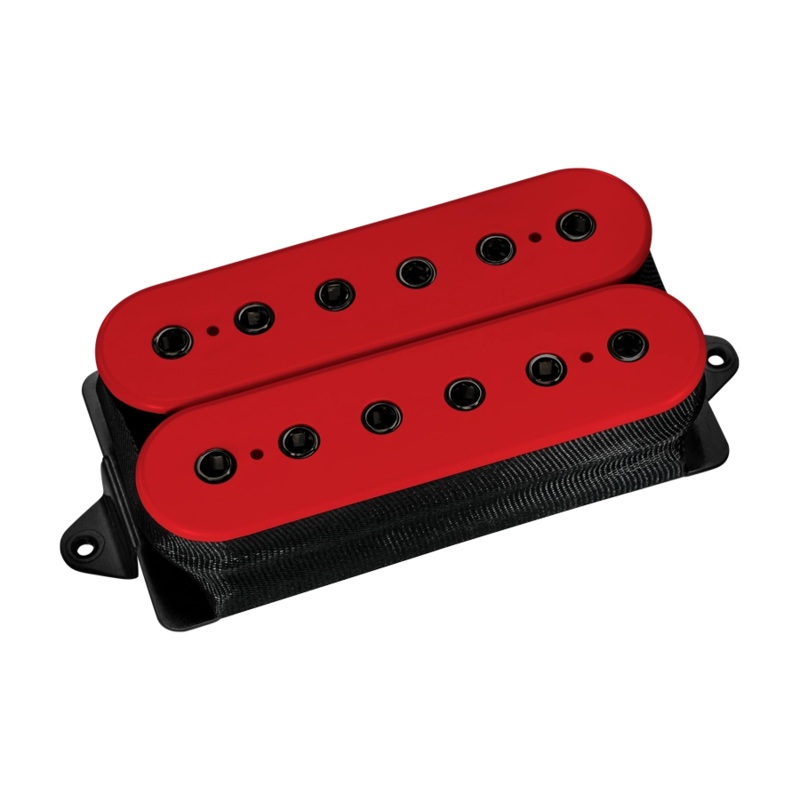 DiMarzio DP159F Evolution F-Spaced Bridge Pickup (Red With Black Poles)