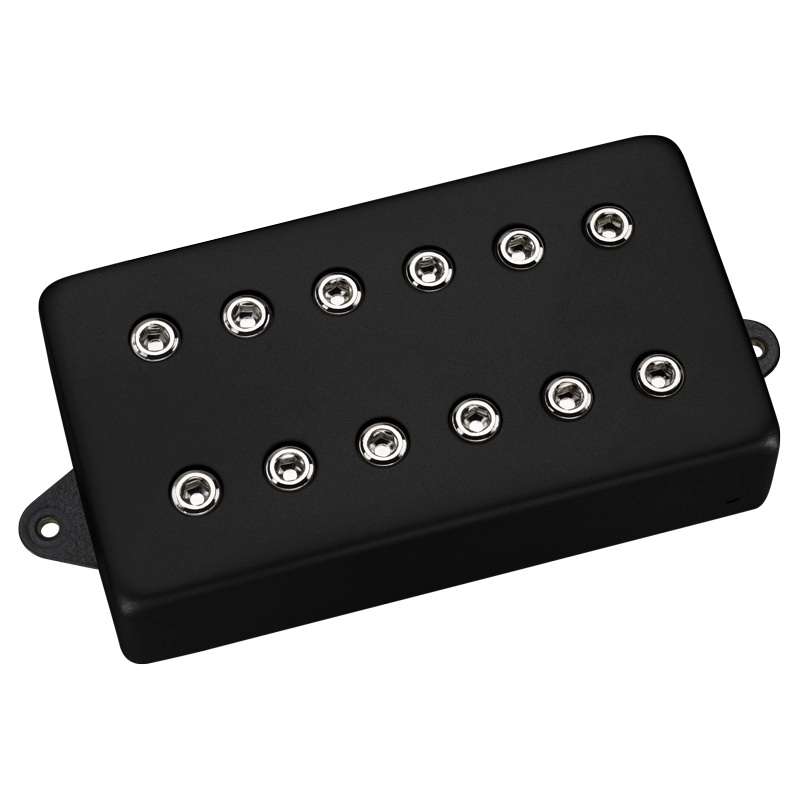 DiMarzio DP216 Mo’ Joe Humbucker Bridge Pickup (Black Metal Cover With Nickel Poles)