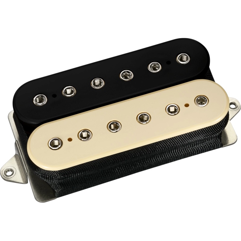DiMarzio DP244 Dominion Humbucker Neck Pickup (Black/Cream With Nickel Poles)