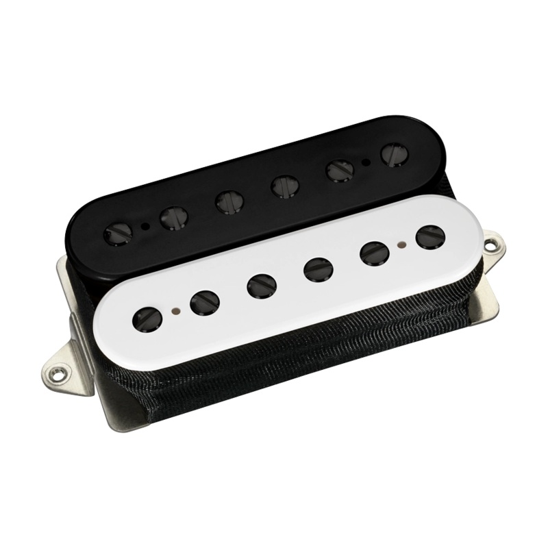 DiMarzio DP282F Dreamcatcher Humbucker F-Spaced Bridge Pickup (Black/White with Black Poles)