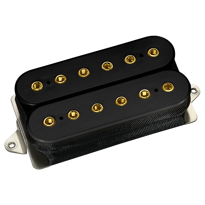 DiMarzio DP285F IGNO Bridge Humbucker F Spaced (Black With Gold Poles)