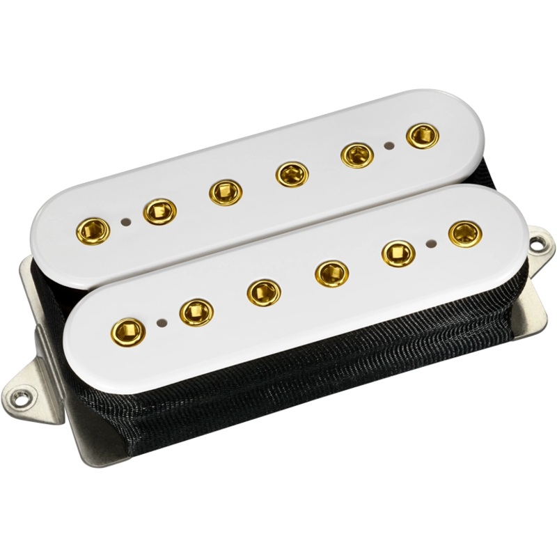 DiMarzio DP285F IGNO Bridge Humbucker F Spaced (White With Gold Poles)
