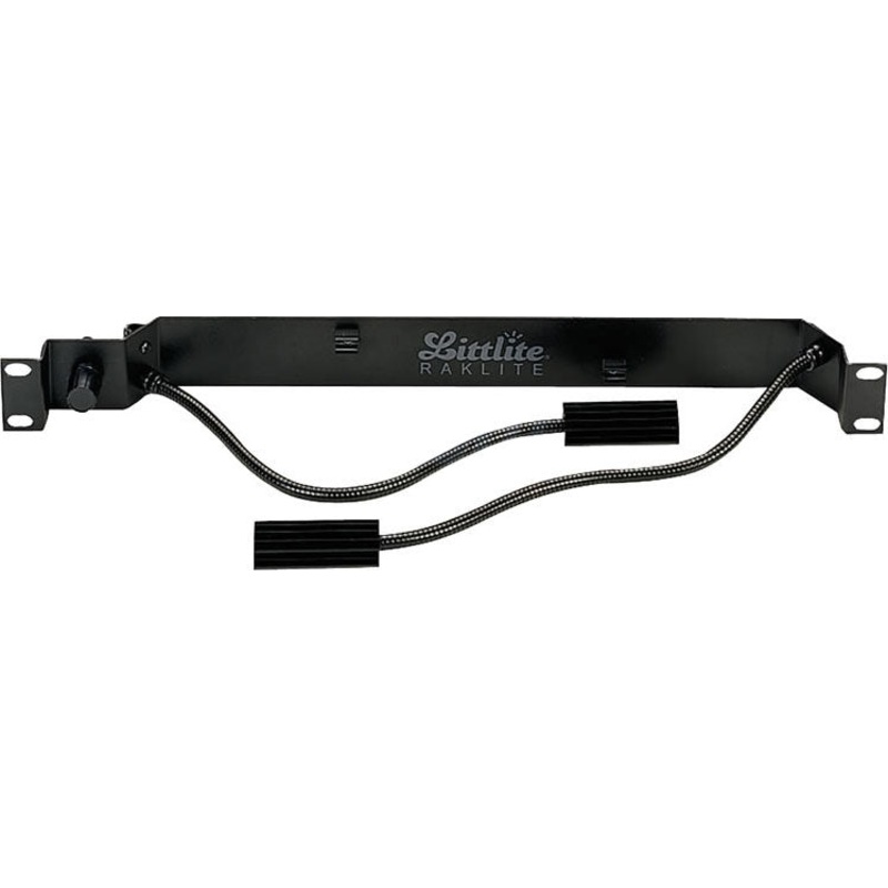 Littlite RL-10D High Intensity Double Rackmount Gooseneck Light – 12″