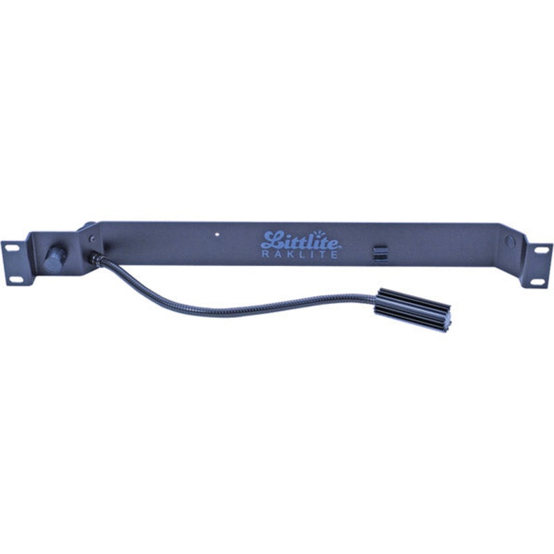 Littlite RL-10S High Intensity Single Rackmount Gooseneck Light – 12″