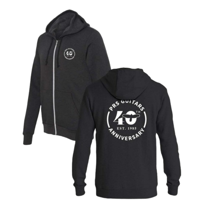 PRS 40th Anniversary Full Zip Hoodie (Black) – XLarge