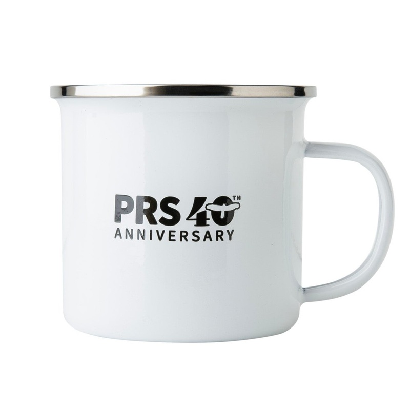 PRS 40th Anniversary Stainless Steel Camp Mug (White) – 13oz