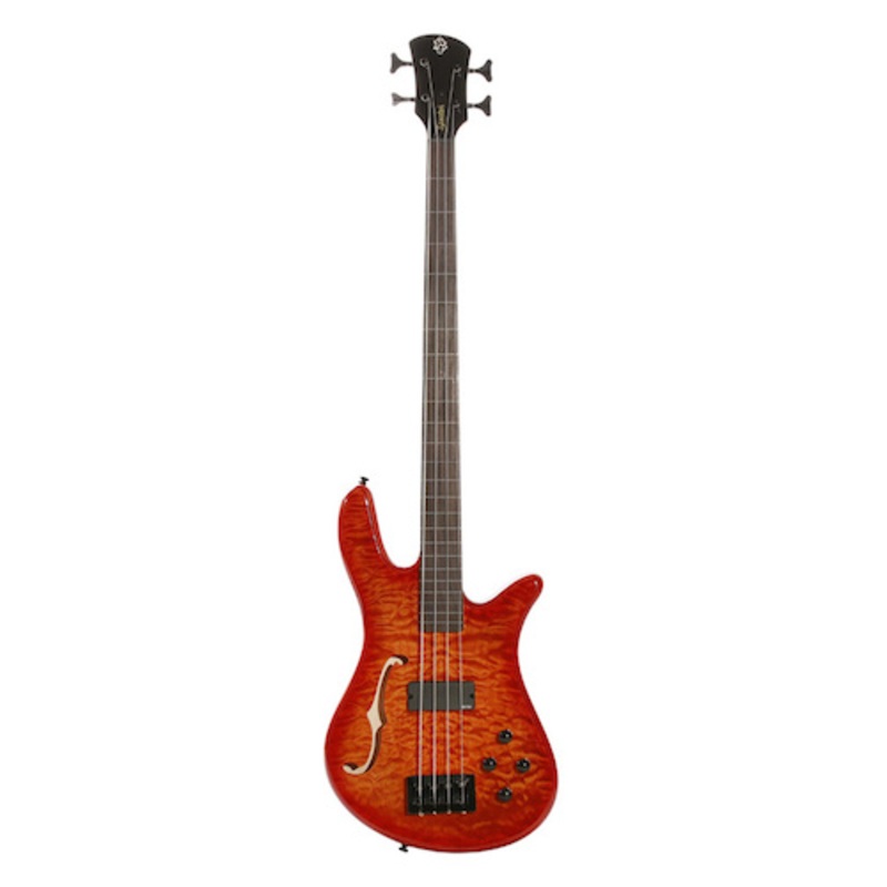 Spector SCORE4AMB Spectorcore 4 – Electric Bass with Bartolini Pickup and Fishman Piezo – Amber Burst