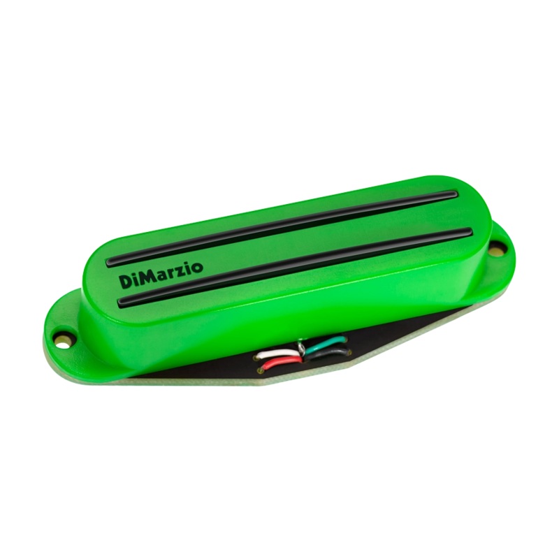 DiMarzio DP181 Fast Track Strat Pickup (Green With Black Poles)
