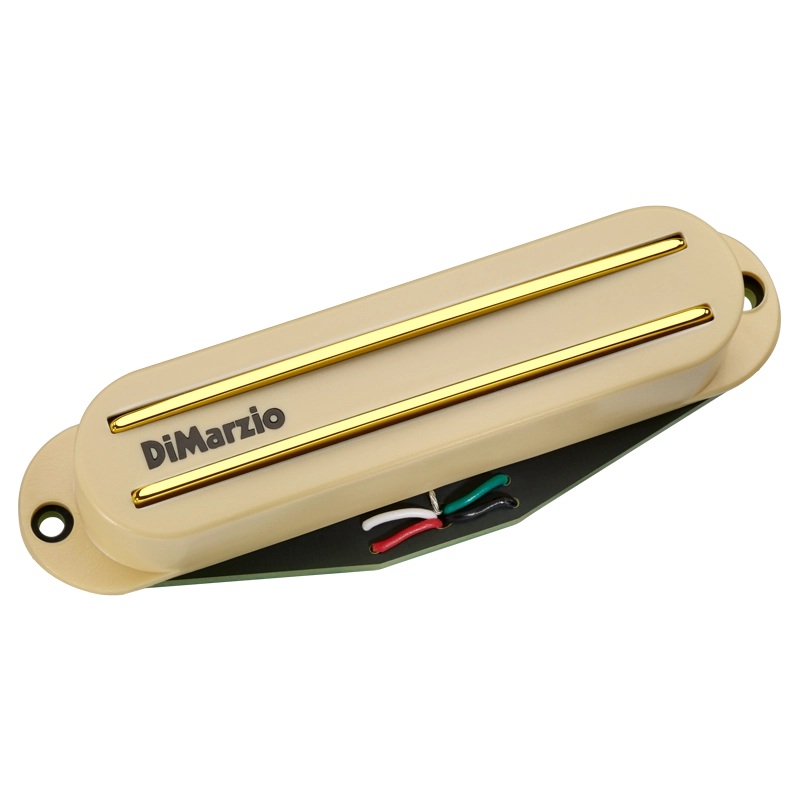DiMarzio DP184 The Chopper Strat Pickup (Cream With Gold Poles)
