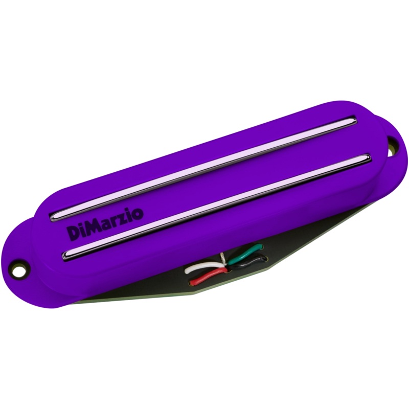 DiMarzio DP184 The Chopper Strat Pickup (Purple With Nickel Poles)