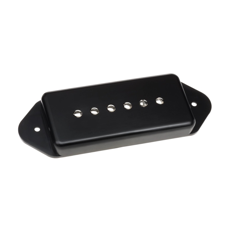 DiMarzio DP278 Fantom P90 Dog Ear Pickup (Black With Nickel Poles)