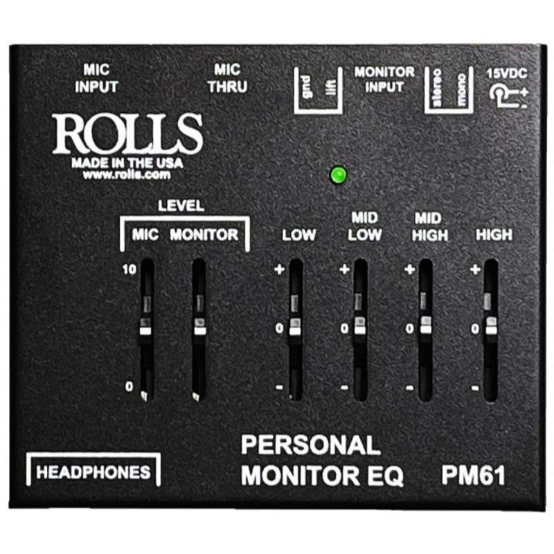 Rolls PM61 Personal Monitor EQ