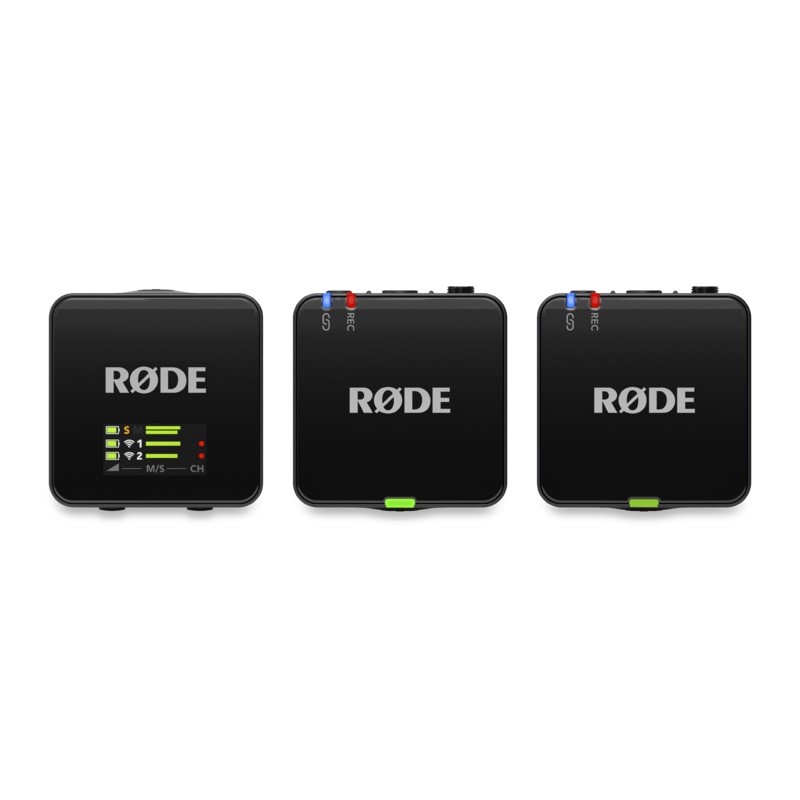 Rode WIRELESS GO III 2-Person Compact Digital Wireless Microphone System/Recorder (2.4 GHz, Black)