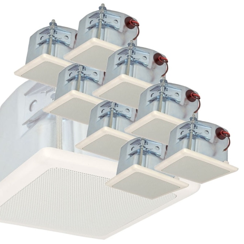 SoundTube IW31-EZ-WH-MP 8 Full Range In Wall Speakers (White) – 3″