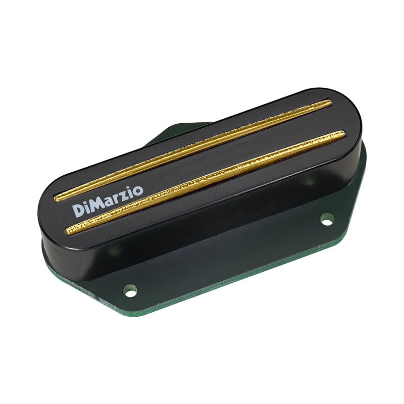 DiMarzio DP384 The Chopper T Bridge Pickup (Black With Gold Rails)