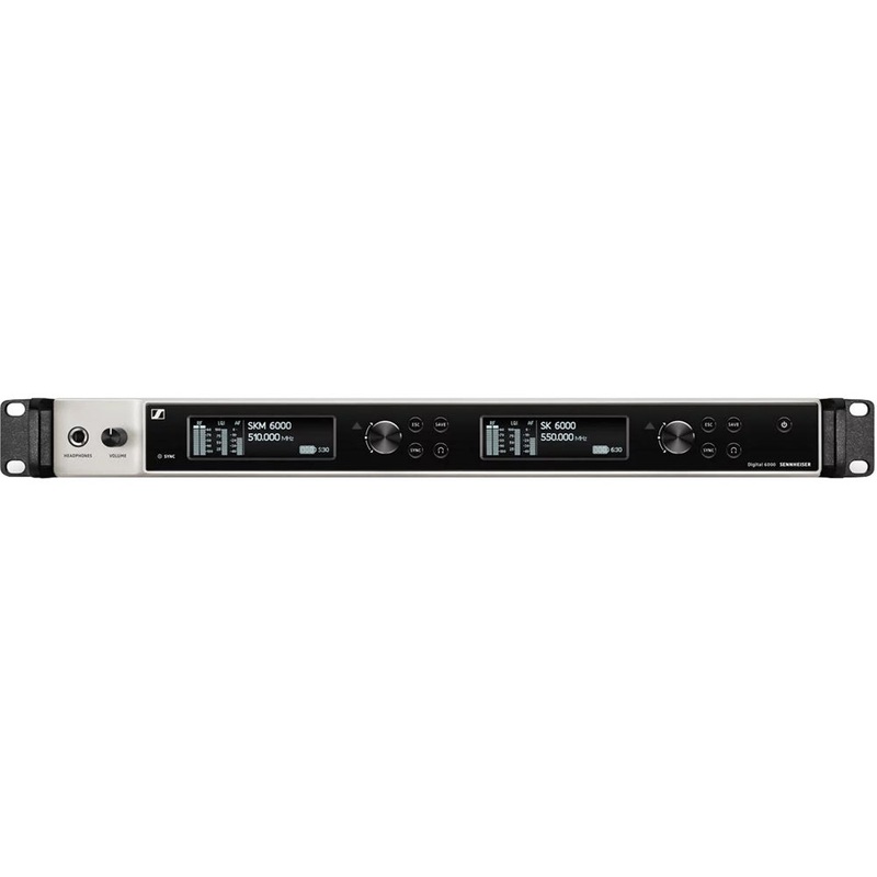 Sennheiser EM 6000 Two-Channel Digital Wireless Receiver (US: 470 to 714 MHz)