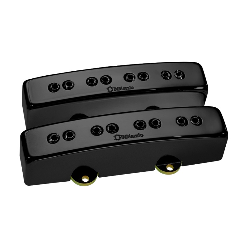 DiMarzio DP302 Relentless J Bass Pickup Set (Gloss Black Metal)