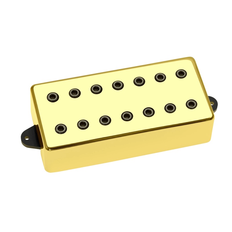 DiMarzio DP713 Titan 7-String Neck Humbucker Pickup (Gold Cover With Black Poles)