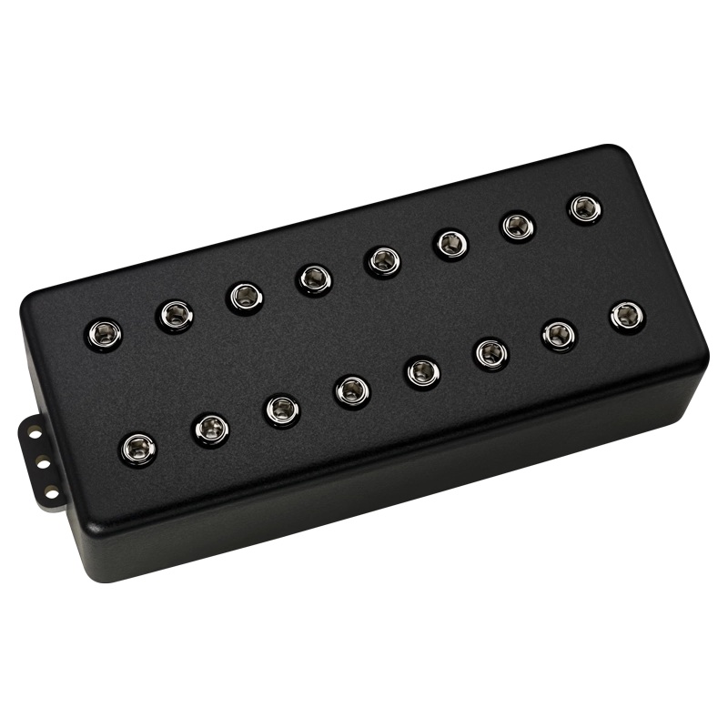DiMarzio DP820 D Activator 8-String Bridge Pickup (Black Metal Cover With Nickel Poles)