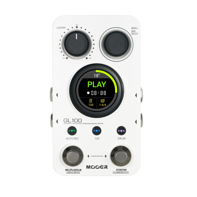 Mooer GL100 Groove Loop Series Phrase & Drum Station Pedal