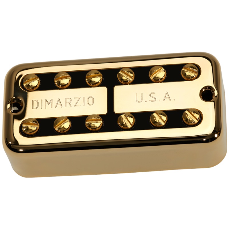 DiMarzio DP292 New’Tron Bridge Pickup (Gold Cover With Black Insert)