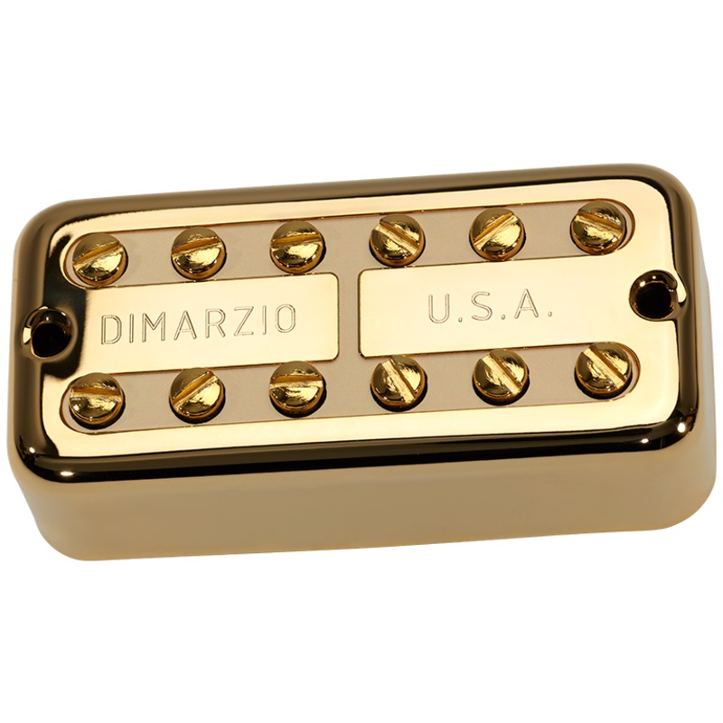 DiMarzio DP292 New’Tron Bridge Pickup (Gold Cover With Cream Insert)