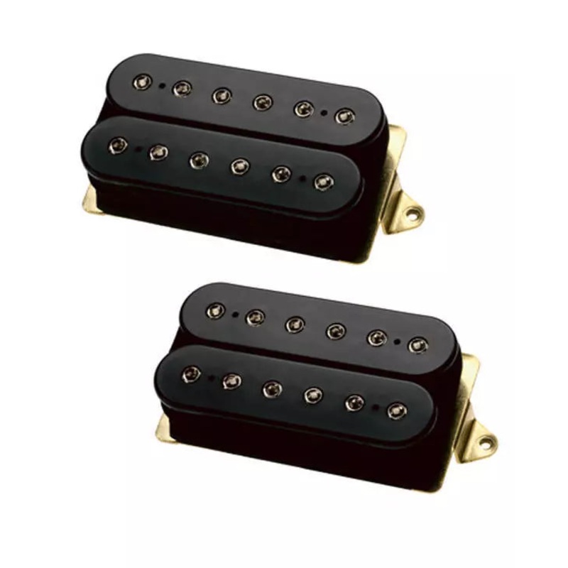 DiMarzio GG2101A3BK Prewired Modern Metal Humbucker Pickup Set (Black)