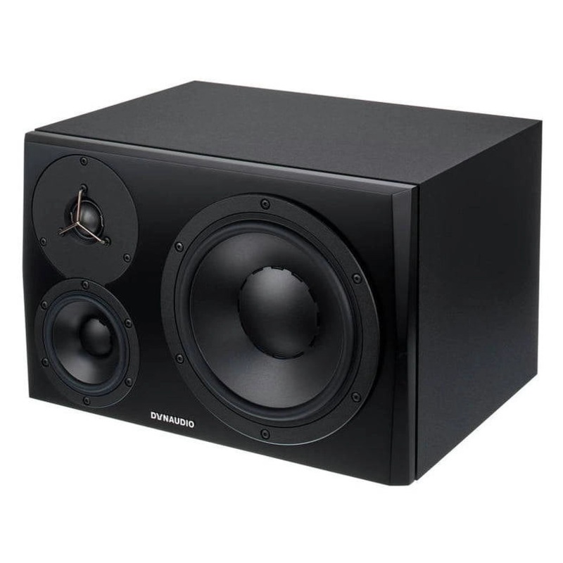 Dynaudio LYD-48B/L Single 3-Way Powered Left Studio Monitor (Black) – 8″