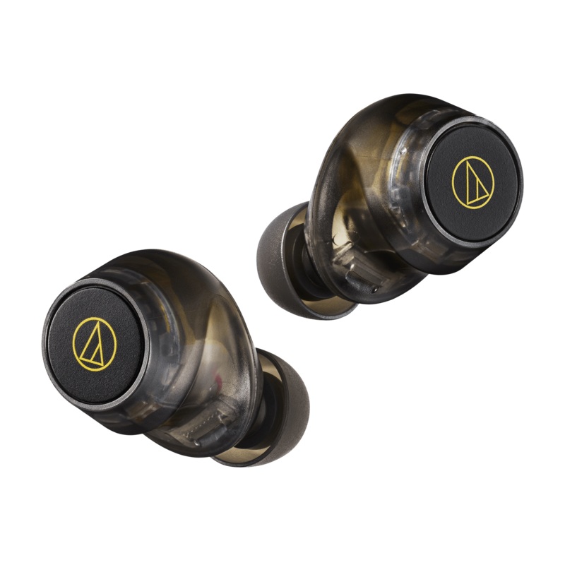 Audio-Technica ATH-CKS30TW+ Wireless Earbuds (Transparent Black)