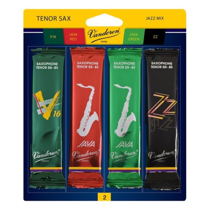 Vandoren SRMIXT2 Tenor Sax Jazz Reed Mix Card – 2