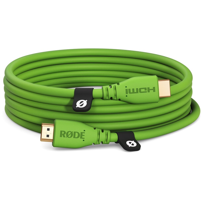 Rode HDMICABLE3M-G HDMI 2.0 Cable (Green) – 3m