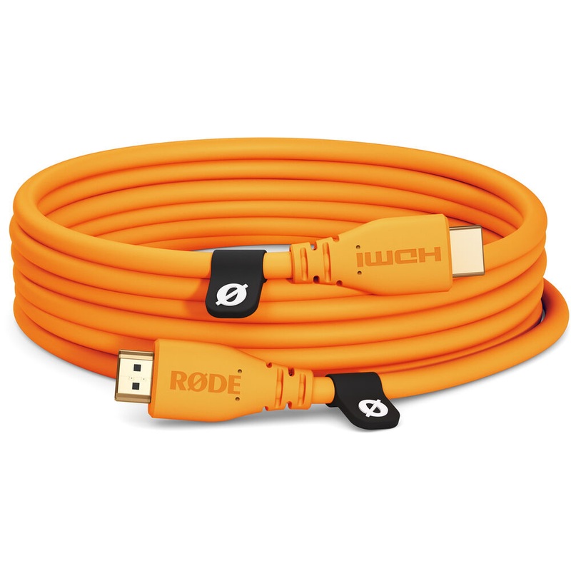 Rode HDMICABLE3M-O HDMI 2.0 Cable (Orange) – 3m