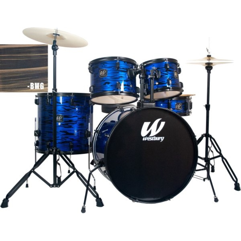 Westbury 400 SERIES 5-Piece Stage Drumset (Wood Grain)