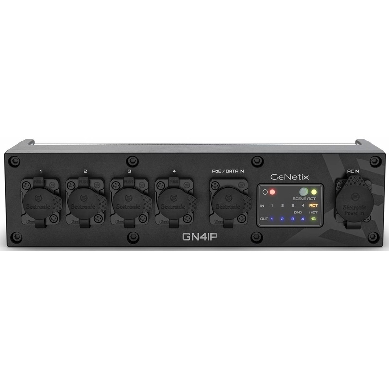 Chamsys GENETIX-GN4IP Compact IP65 Rated 4 Port DMX Lighting Node