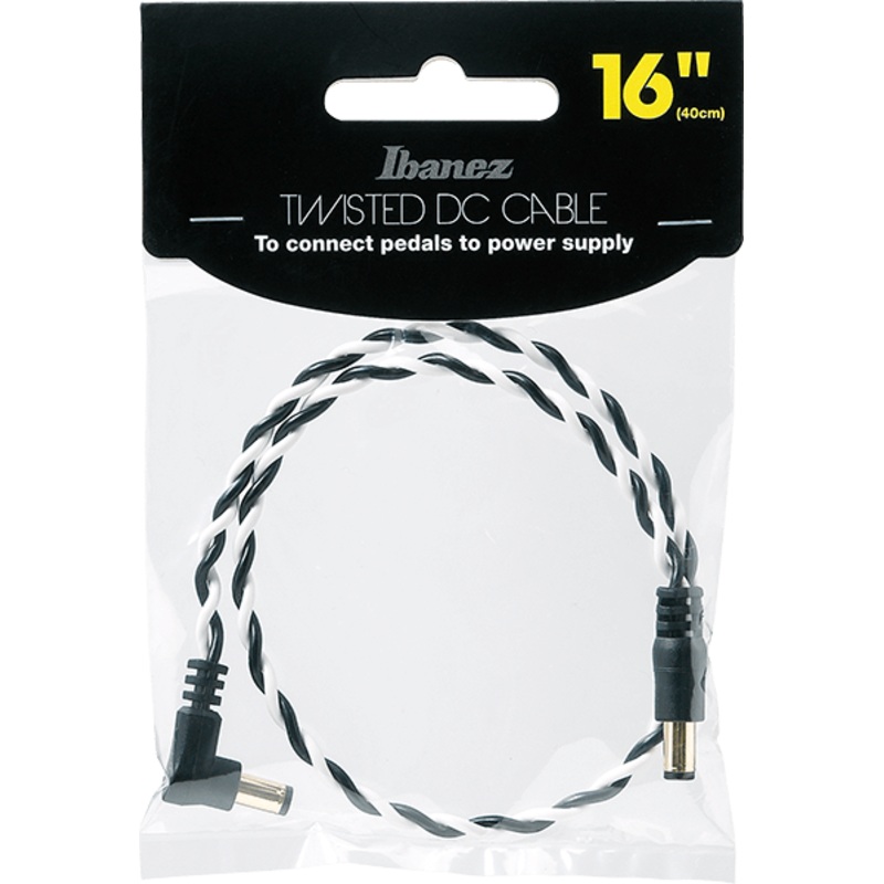 Ibanez DCT16BWH Twisted DC Cable – 16″