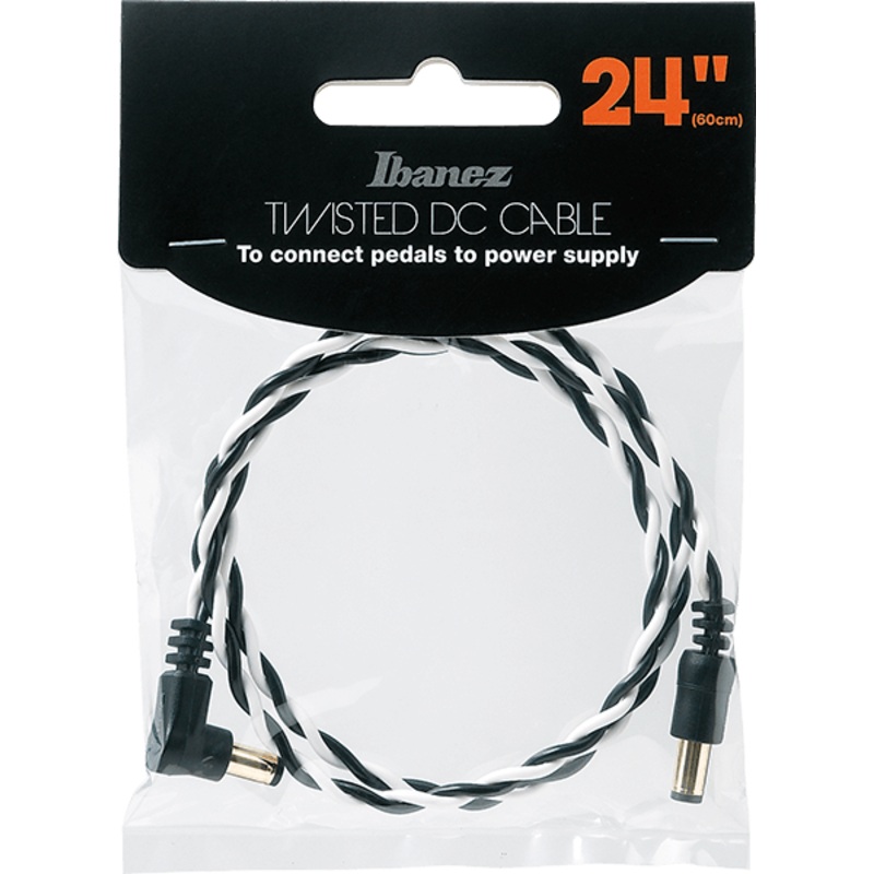 Ibanez DCT24BWH Twisted DC Cable – 24″